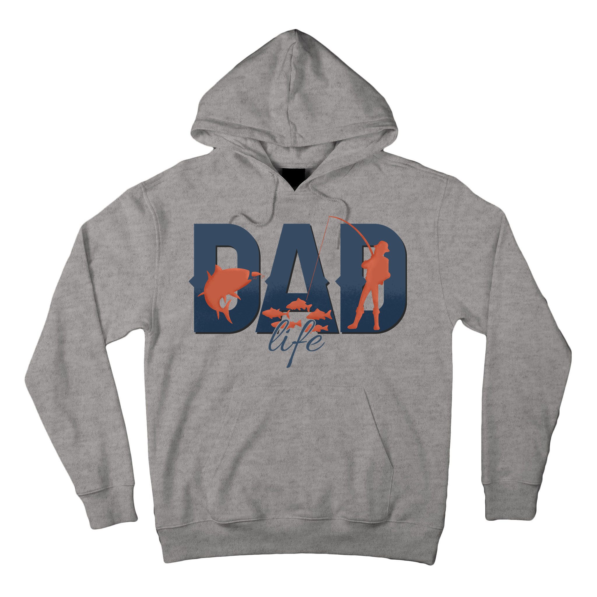 Dad Life Fishing Lover Fathers Day Gift Tall Hoodie
