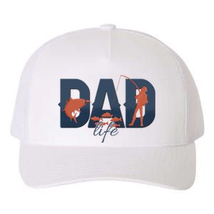 Dad Life Fishing Lover Fathers Day Gift Yupoong Adult 5-Panel Trucker Hat