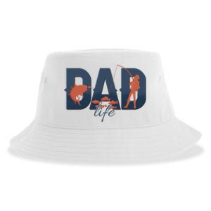 Dad Life Fishing Lover Fathers Day Gift Sustainable Bucket Hat