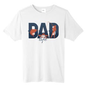 Dad Life Fishing Lover Fathers Day Gift Tall Fusion ChromaSoft Performance T-Shirt