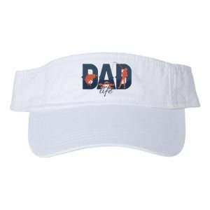 Dad Life Fishing Lover Fathers Day Gift Valucap Bio-Washed Visor