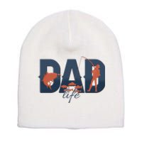 Dad Life Fishing Lover Fathers Day Gift Short Acrylic Beanie