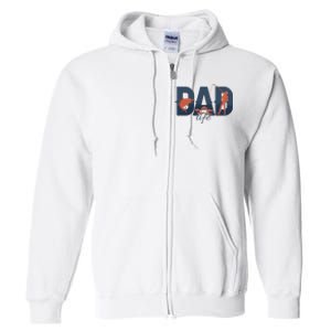 Dad Life Fishing Lover Fathers Day Gift Full Zip Hoodie