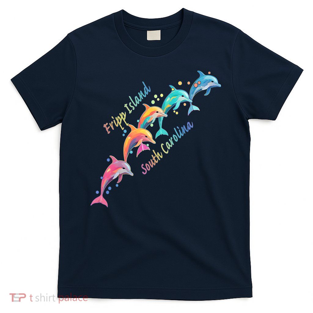 Dolphin Lover Fripp Island SC Family Beach Vacation T-Shirt