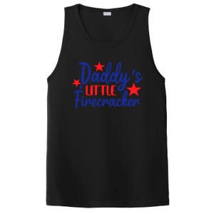 Daddys Little Firecracker Freedom 4t Of July Gift PosiCharge Competitor Tank