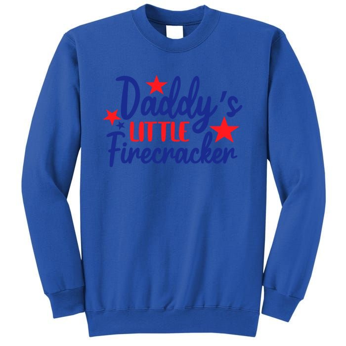 Daddys Little Firecracker Freedom 4t Of July Gift Sweatshirt