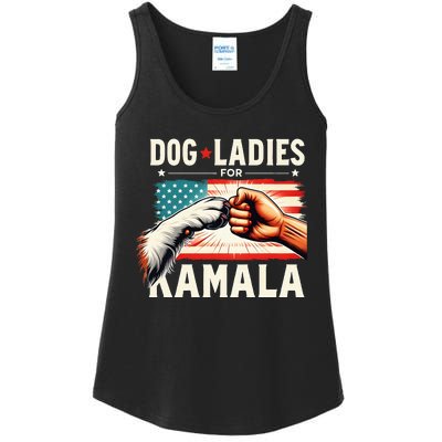 Dog Ladies For Kamala Vice President 2024 Kamala Harris Ladies Essential Tank