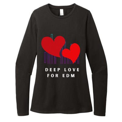 Deep Love For Edm Electronic Dance Music Humor Womens CVC Long Sleeve Shirt