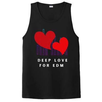 Deep Love For Edm Electronic Dance Music Humor PosiCharge Competitor Tank