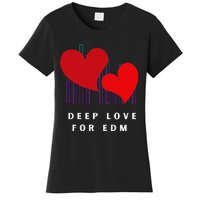 Deep Love For Edm Electronic Dance Music Humor Women's T-Shirt