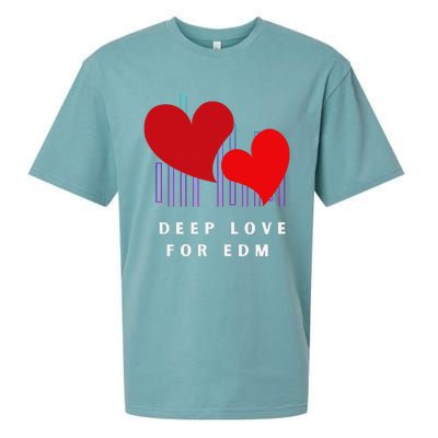 Deep Love For Edm Electronic Dance Music Humor Sueded Cloud Jersey T-Shirt