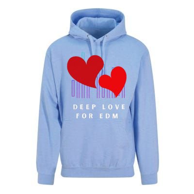 Deep Love For Edm Electronic Dance Music Humor Unisex Surf Hoodie