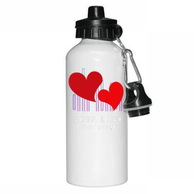 Deep Love For Edm Electronic Dance Music Humor Aluminum Water Bottle