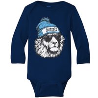 Detroit Lovers Fan Gear Baby Long Sleeve Bodysuit