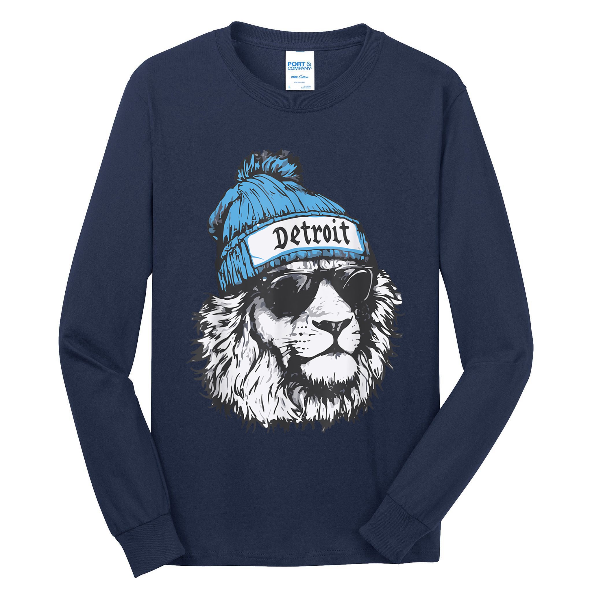 Detroit Lovers Fan Gear Tall Long Sleeve T-Shirt