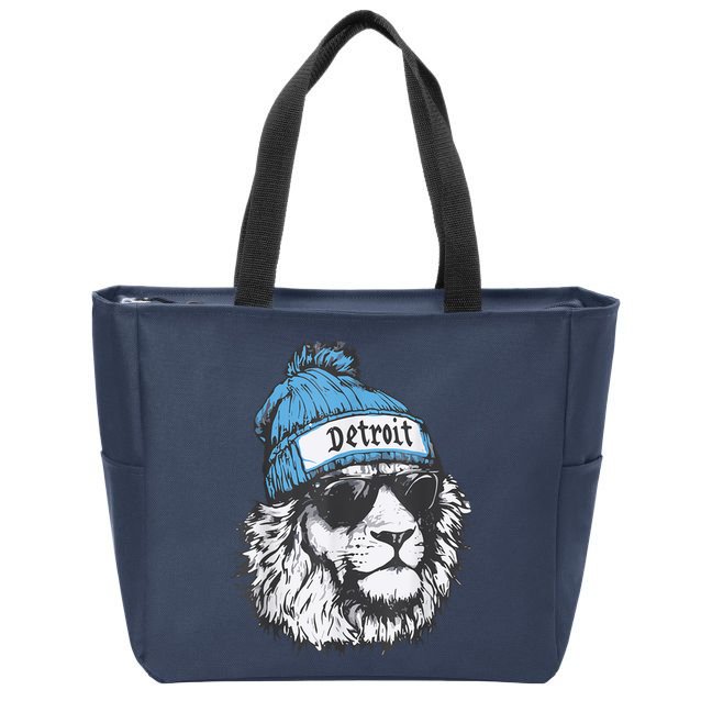 Detroit Lovers Fan Gear Zip Tote Bag