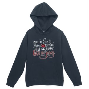 Dance Like Frosty Shine Rudolph Give Santa Love Like Jesus Gift Urban Pullover Hoodie