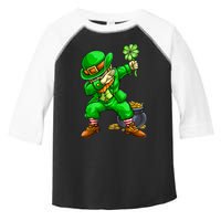 Dabbing Leprechaun Face Mask St Patrick's Day Toddler Fine Jersey T-Shirt