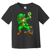 Dabbing Leprechaun Face Mask St Patrick's Day Toddler T-Shirt