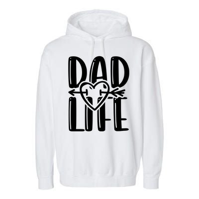 Dad Life Funny Dad Matching Family Garment-Dyed Fleece Hoodie