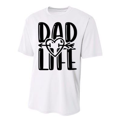 Dad Life Funny Dad Matching Family Performance Sprint T-Shirt