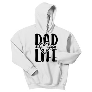 Dad Life Funny Dad Matching Family Kids Hoodie