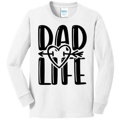 Dad Life Funny Dad Matching Family Kids Long Sleeve Shirt