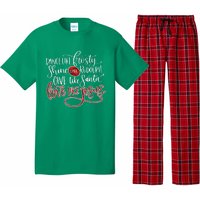 Dance Like Frosty Shine Like Rudolph Give Like Santa Love Like Jesus Christmas Pajama Set