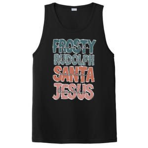 Dance Like Frosty Shine Rudolph Give Santa Love Like Jesus PosiCharge Competitor Tank