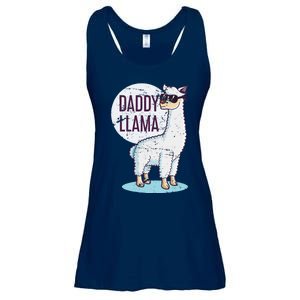 Daddy Llama Funny Dad Gift Fathers Day Ladies Essential Flowy Tank