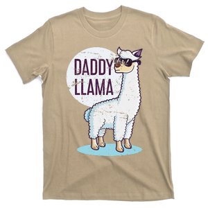 Daddy Llama Funny Dad Gift Fathers Day T-Shirt