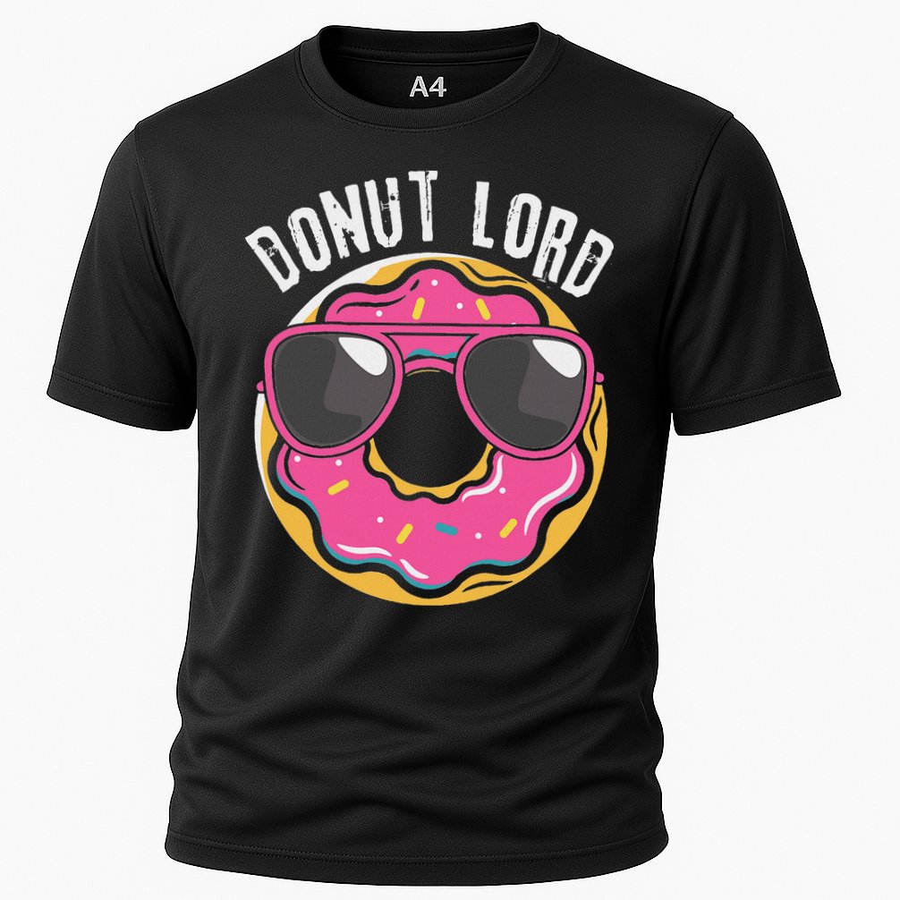 Donut Lord Funny Doughnut Lover Cooling Performance Crew T-Shirt