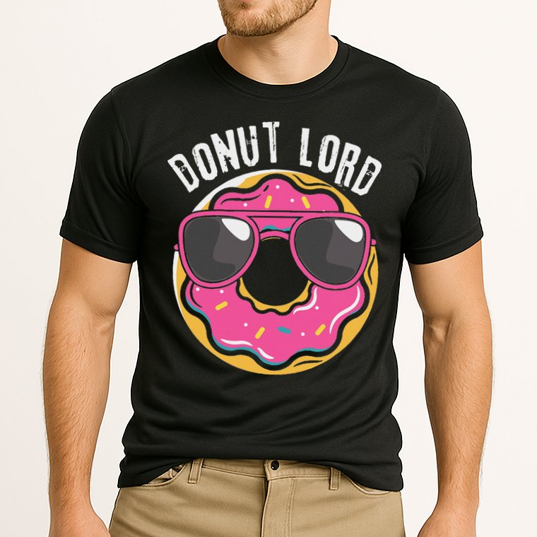 Donut Lord Funny Doughnut Lover Cooling Performance Crew T-Shirt