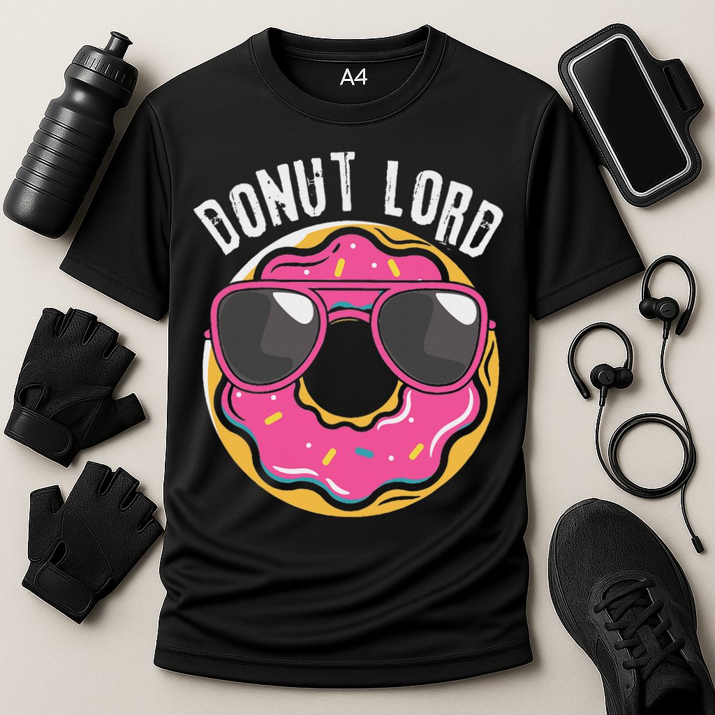 Donut Lord Funny Doughnut Lover Cooling Performance Crew T-Shirt