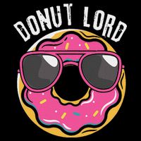 Donut Lord Funny Doughnut Lover Cooling Performance Crew T-Shirt