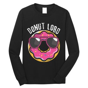 Donut Lord Funny Doughnut Lover Long Sleeve Shirt