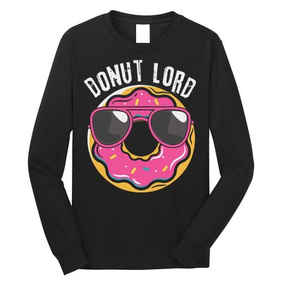 Donut Lord Funny Doughnut Lover Long Sleeve Shirt