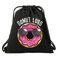 Donut Lord Funny Doughnut Lover Drawstring Bag