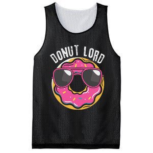 Donut Lord Funny Doughnut Lover Mesh Reversible Basketball Jersey Tank