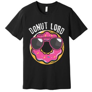 Donut Lord Funny Doughnut Lover Premium T-Shirt