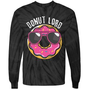 Donut Lord Funny Doughnut Lover Tie-Dye Long Sleeve Shirt