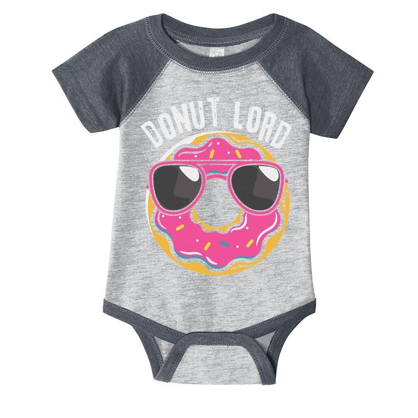 Donut Lord Funny Doughnut Lover Infant Baby Jersey Bodysuit