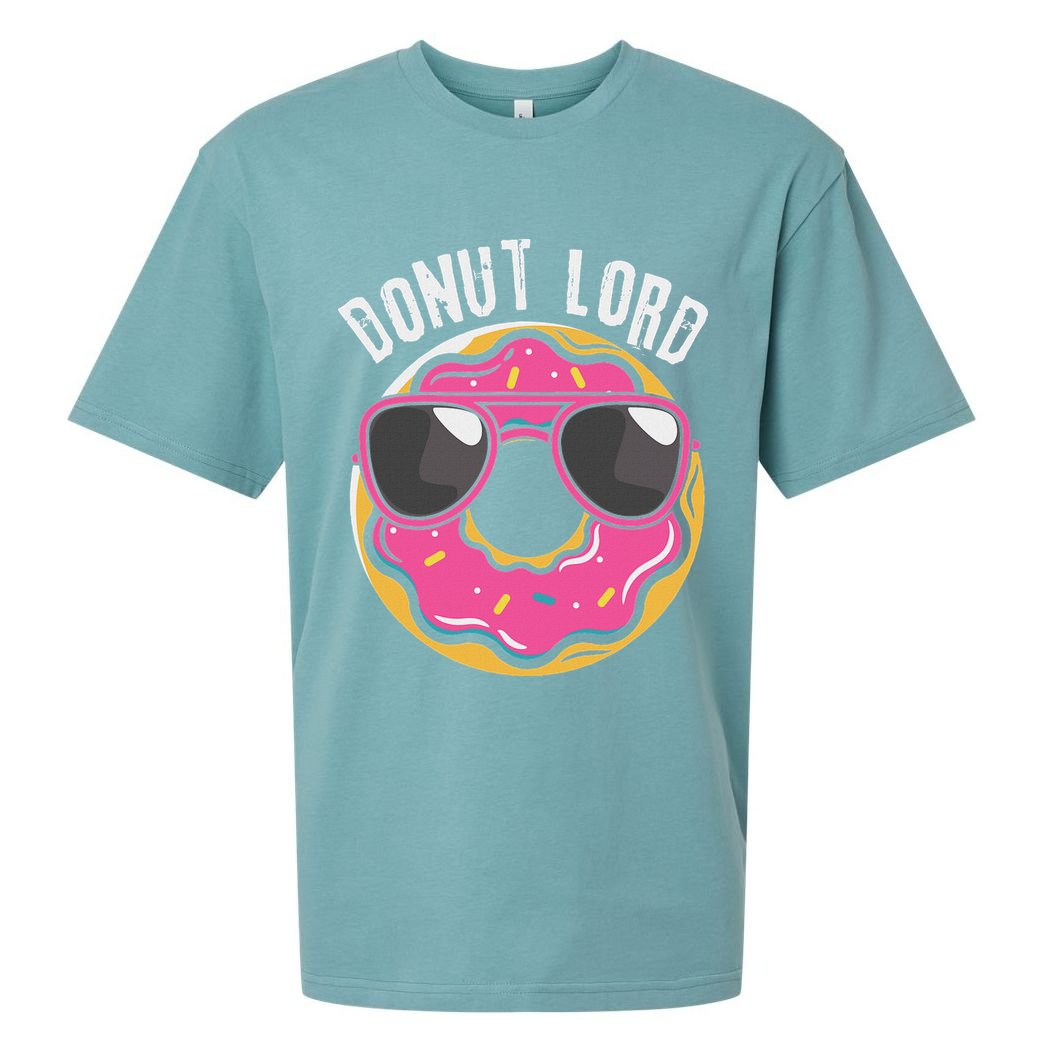 Donut Lord Funny Doughnut Lover Sueded Cloud Jersey T-Shirt