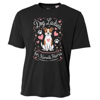 Dog Ladies For Kamala Harris Gift Cooling Performance Crew T-Shirt