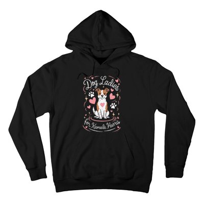 Dog Ladies For Kamala Harris Gift Hoodie