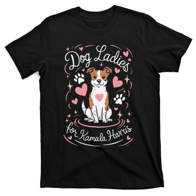 Dog Ladies For Kamala Harris Gift T-Shirt