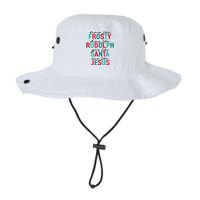 Dance Like Frosty Shine Like Rudolph Give Like Santa Love Like Jesus Legacy Cool Fit Booney Bucket Hat