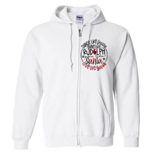 Dance Like Frosty Shine Rudolph Give Santa Love Like Jesus Full Zip Hoodie