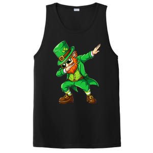 Dabbing Leprechaun Funny Gifts St Patricks Day PosiCharge Competitor Tank