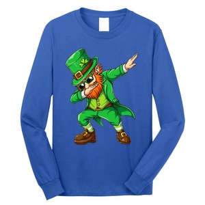 Dabbing Leprechaun Funny Gifts St Patricks Day Long Sleeve Shirt